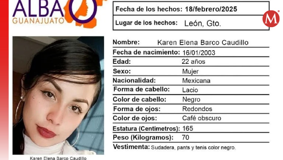 Karen Elena Barco Caudillo desaparece en León | Especial