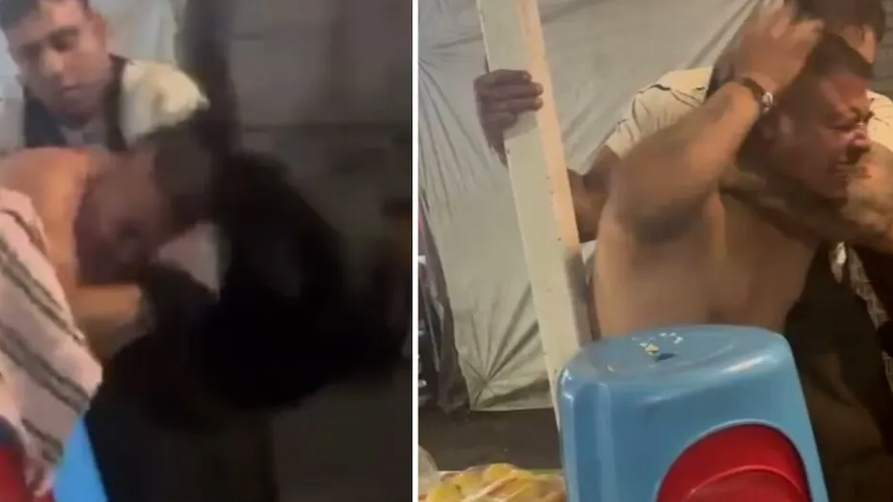 Sujeto arranca la oreja a un hombre durante pelea en Central de Abasto de Pachuca
