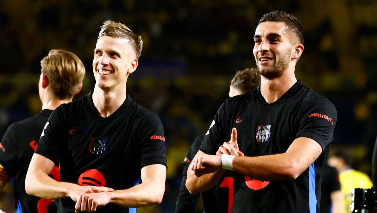 Olmo y Ferrán llevan al Barcelona a la victoria sobre Las Palmas (Reuters)