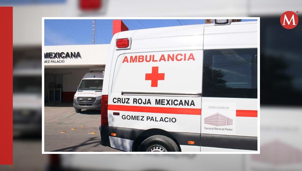 Paramédicos de la Cruz Roja llegaron al lugar donde brindaron atención al afectado. | Especial