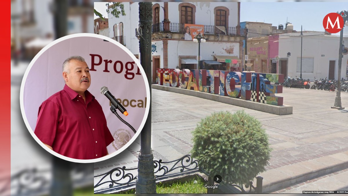 Señalan a ex alcalde de Teocaltiche Juan Manuel Vallejo Pedroza por inseguridad en el municipio (Fotos: Instagram y Google Maps | Diseño: Milenio)