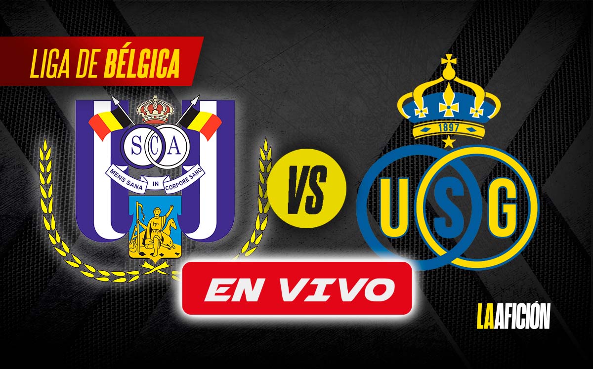 Anderlecht vs Union Saint-Gilloise EN VIVO. Partido de la Liga de Bélgica (La Afición)