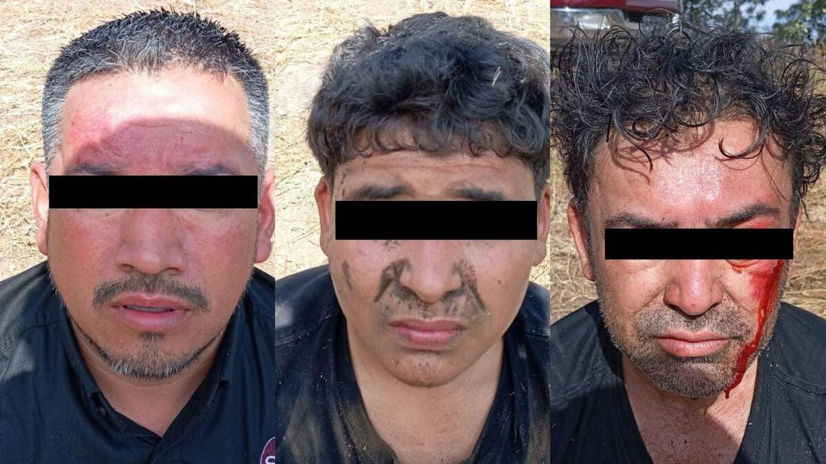 Los detenidos portaban armas de fuego, vehículos y una granada de fragmentación. | Foto: Especial