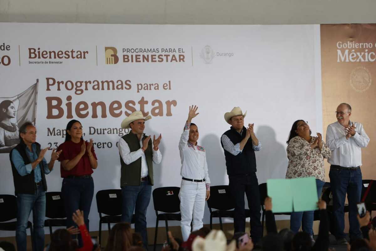 La presidenta de México visitó el norte del país para dar seguimiento a temas como los programas del Bienestar y Agua Saludable. | Rolando Riestra