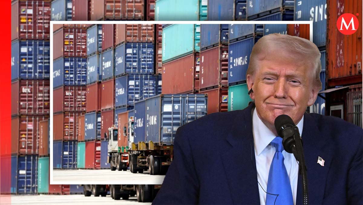 Donald Trump culpó a los gobiernos de EU por el  estado de su economía. (Diseño: Milenio)