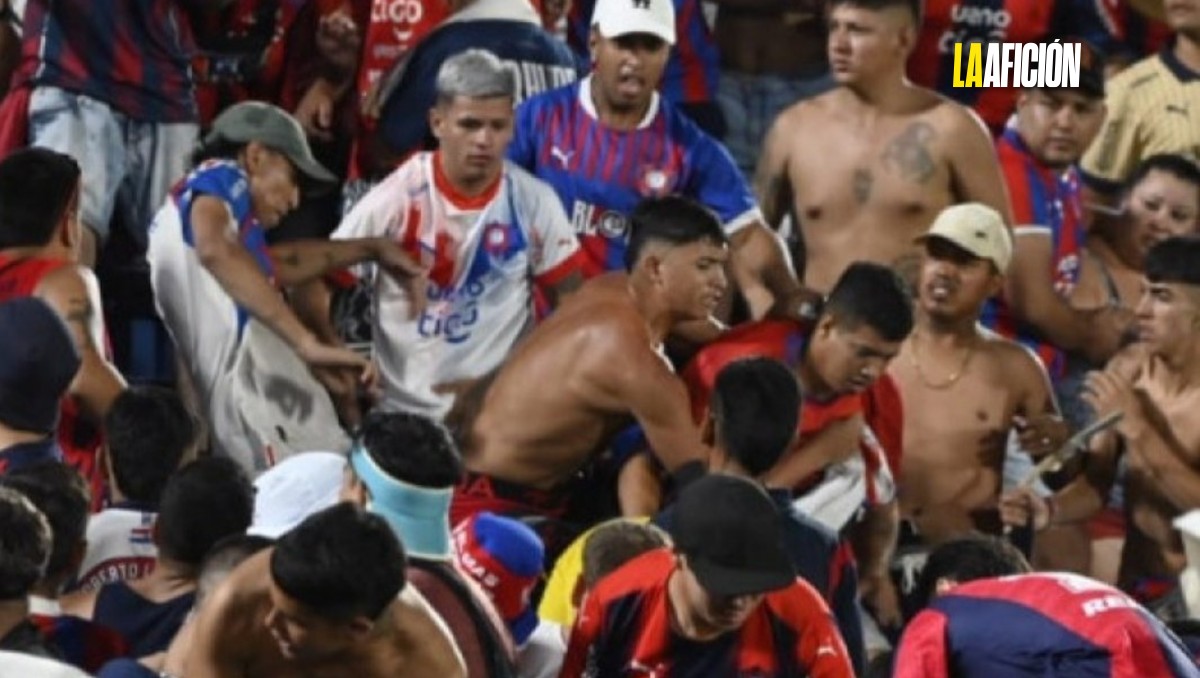Seis heridos por disturbios tras superclásico del futbol en Paraguay (Especial)