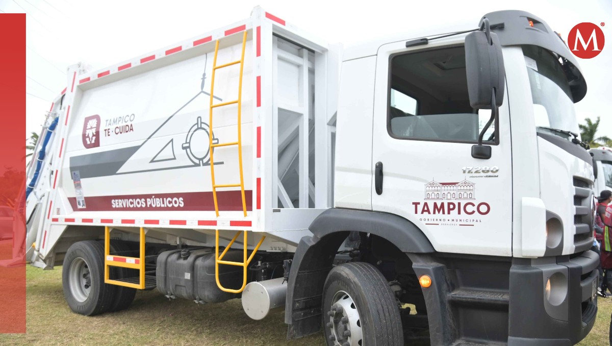 Tampico adquiere en tres meses 11 camiones recolectores de basura