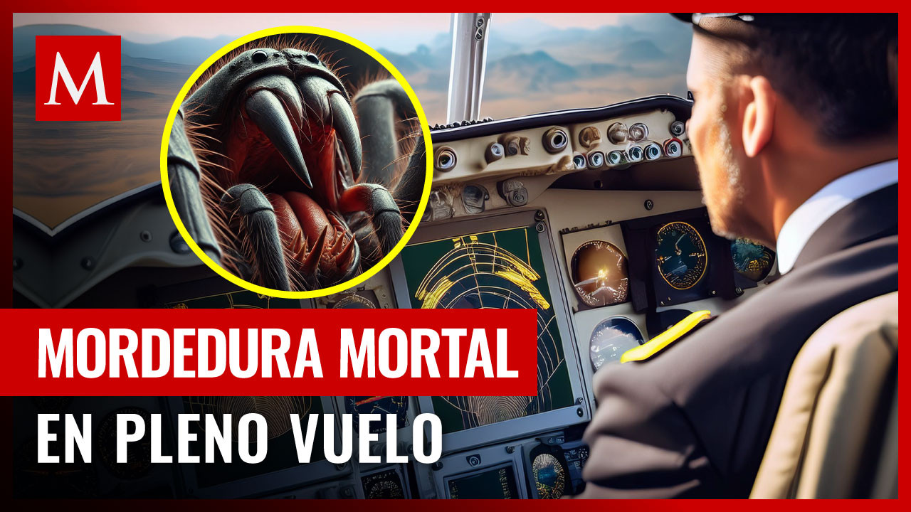 ¡Tarántula en la cabina! El piloto alérgico vivió una pesadilla en pleno vuelo