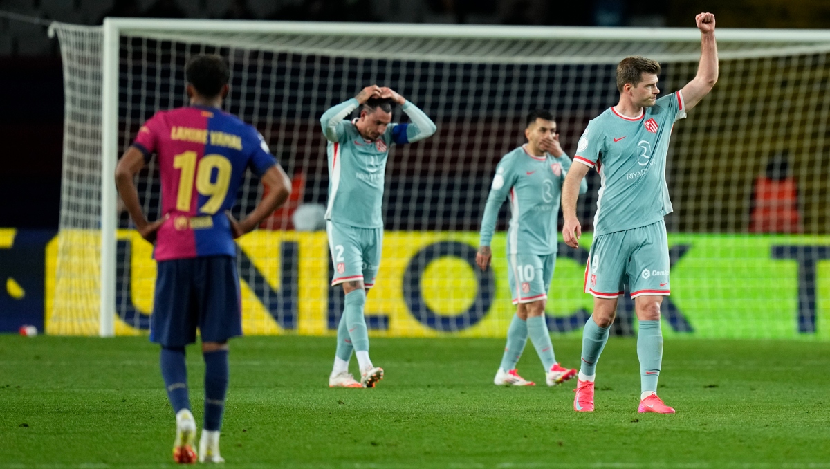 Barcelona y Atlético de Madrid empatan 4-4 en vibrante partido de Copa del Rey y dejan todo para la vuelta (EFE)