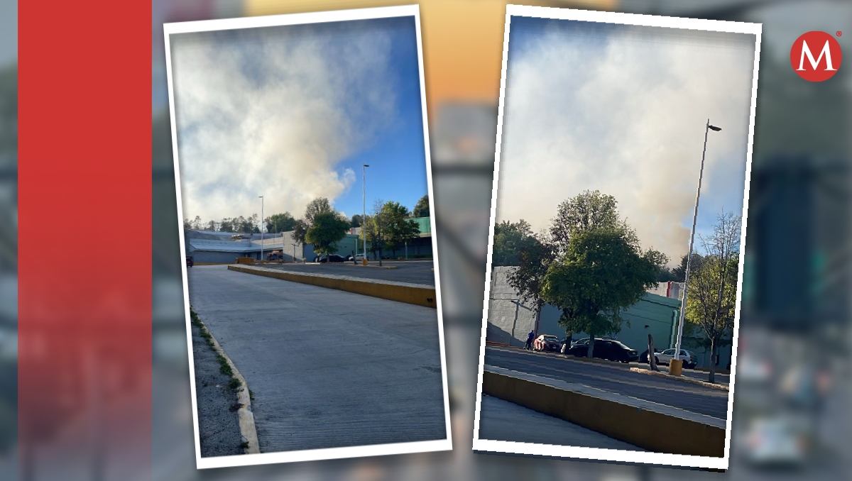 La columna de humo se alcanza a percibir metro antes de la zona incendiada. | Fotos: Enrique Luna