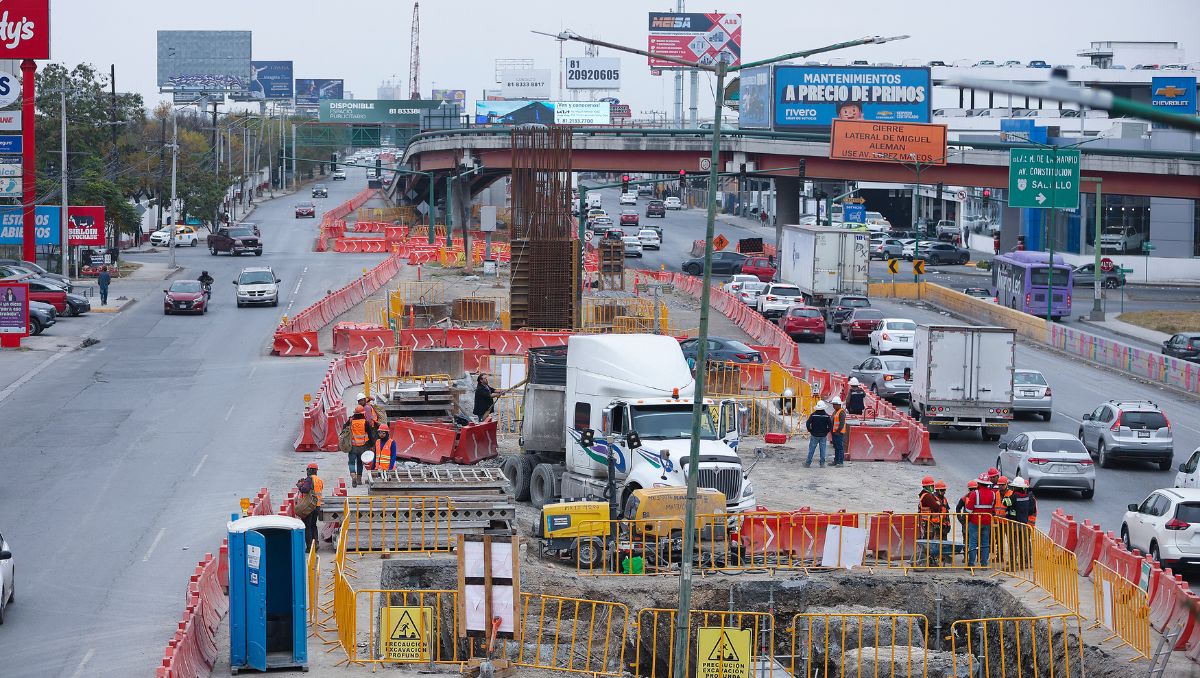 De acuerdo con el director de Metrorrey, Abraham Vargas, ya se superó el 30 por ciento de avance físico de la obra. Jorge López