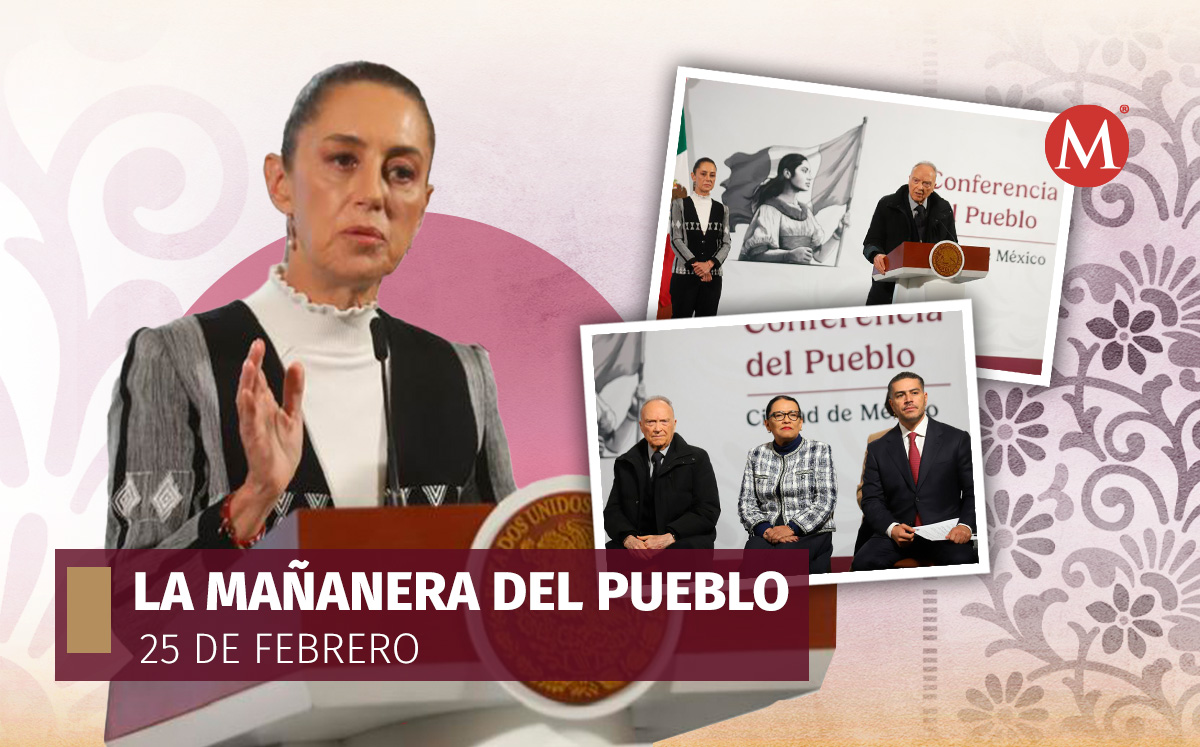 La Mañanera del Pueblo HOY 25 de febrero | Fotos: Jorge Carballo