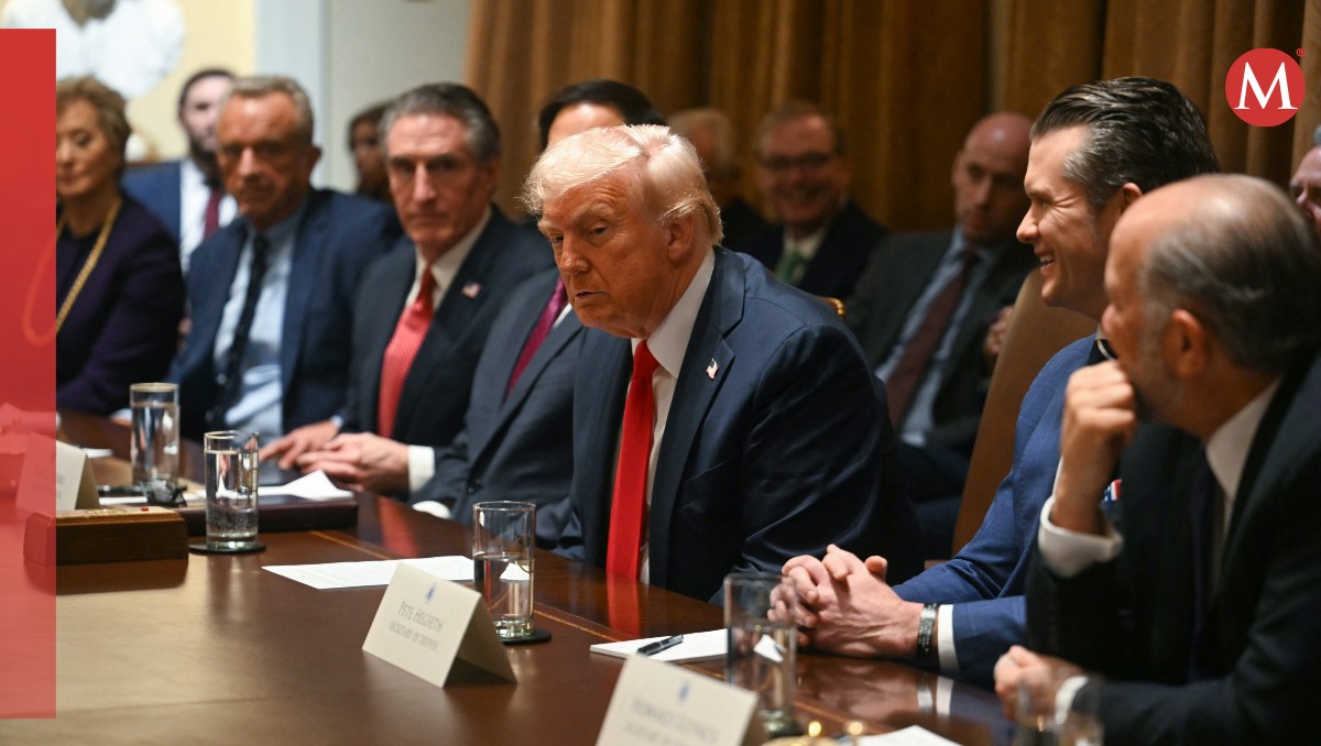 Donald Trump reunió por primera vez a su gabinete. | AFP
