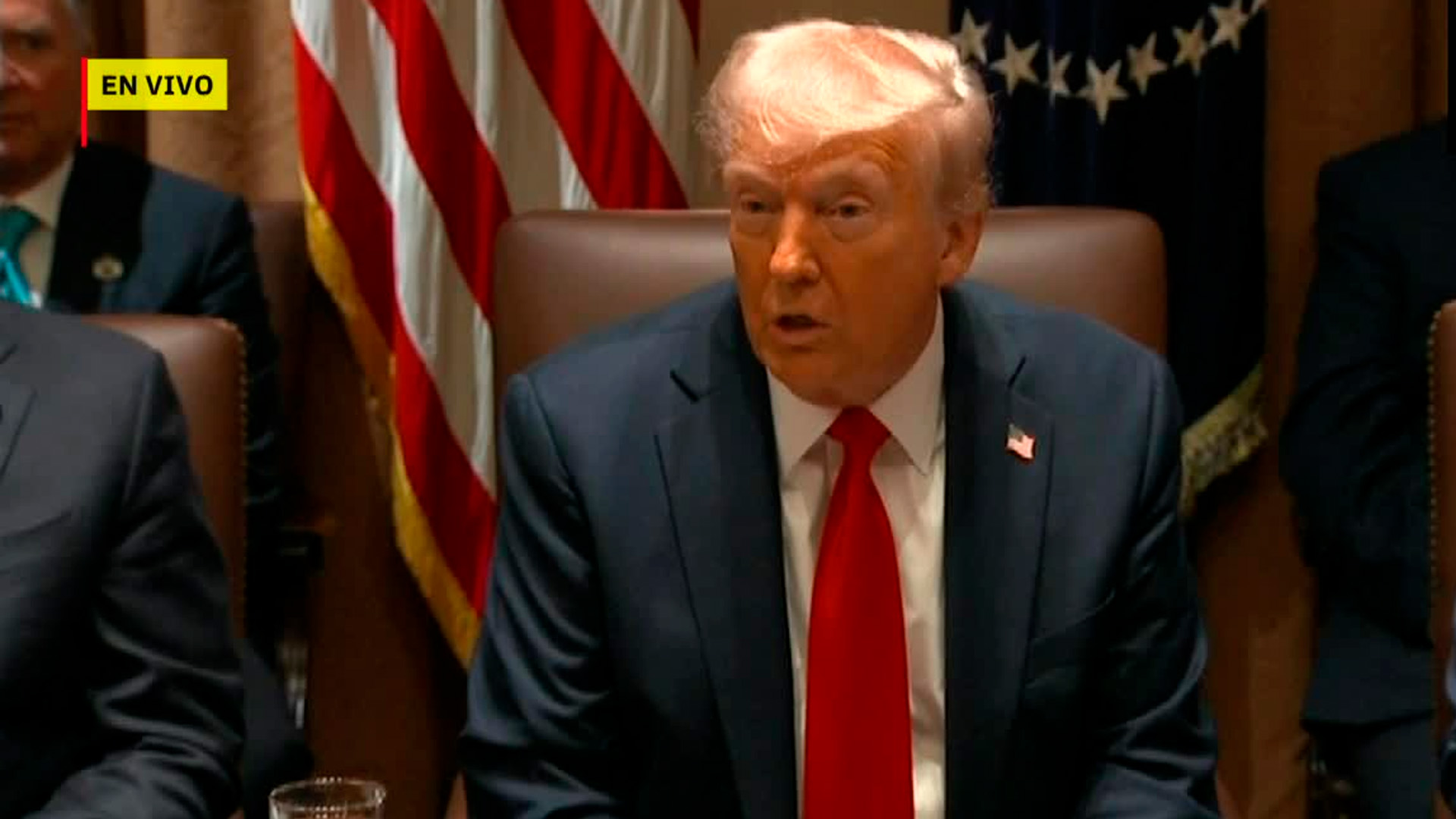 Donald Trump tiene la primera reunión con el nuevo gabinete de gobierno en EU