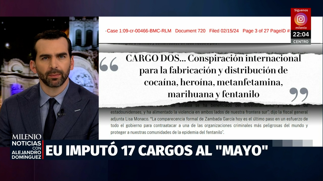Ismael 'Mayo' Zambada está al tanto de los cargos en su contra en Estados Unidos