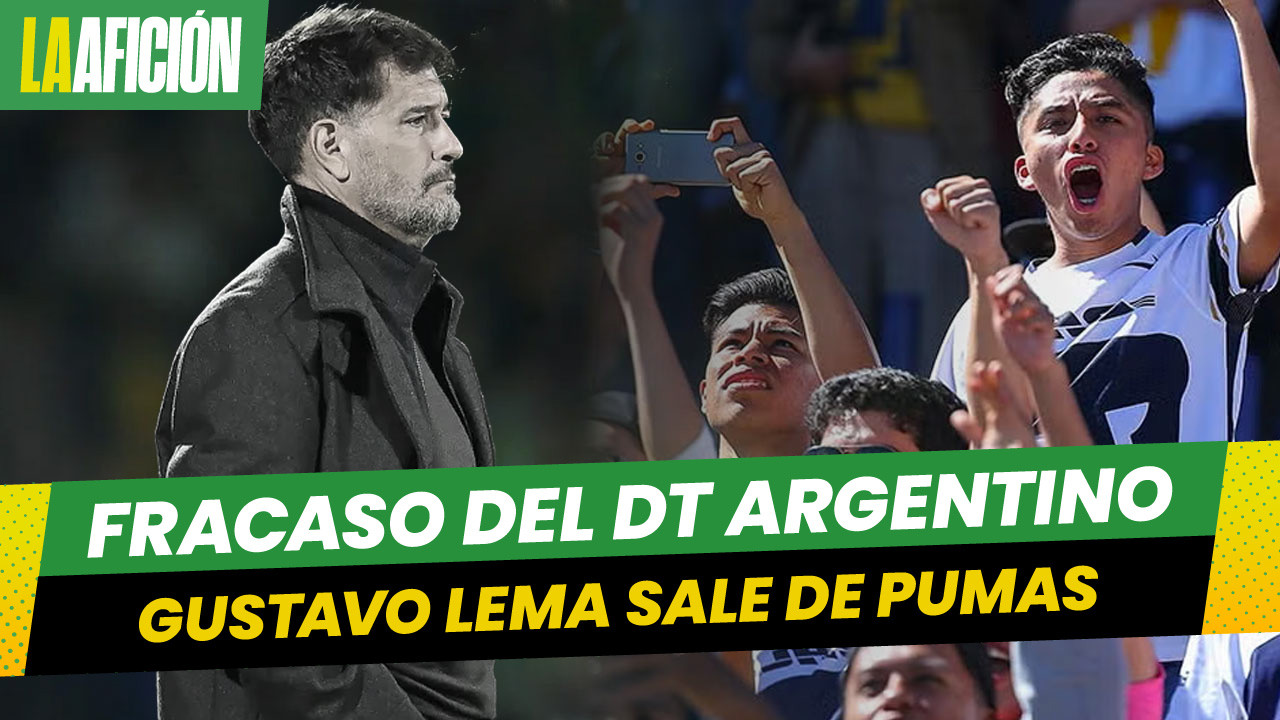 ¡OFICIAL! Gustavo Lema deja de ser entrenador de Pumas tras derrota ante Tijuana