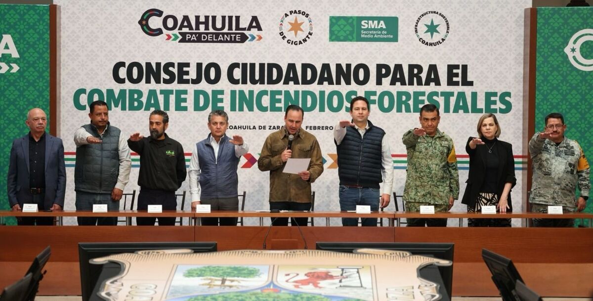 Sesión del Consejo Ciudadano para el Combate a Incendios Forestales en Coahuila. | Especial