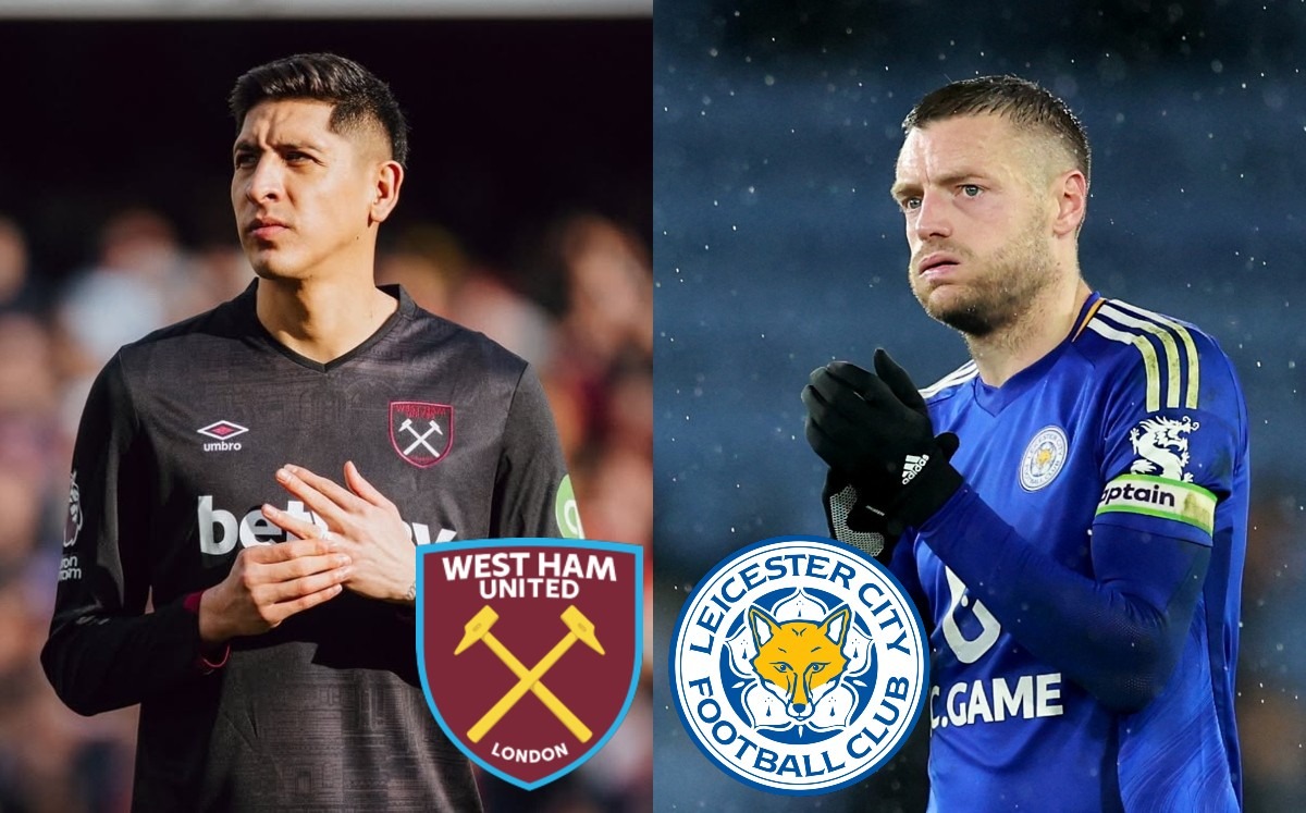 West Ham recibe en la jornada 27 de la Premier League al Leicester City (Instagram @edsonnalvarez y Reuters)