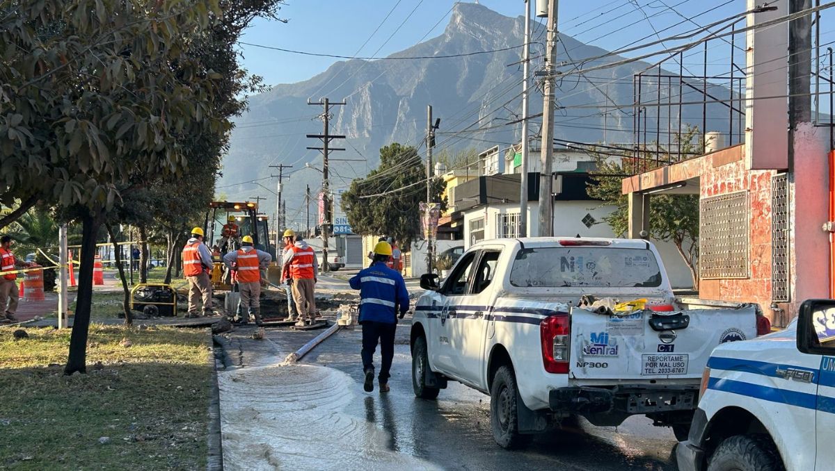 Agua y Drenaje ya lleva a cabo los trabajos de reparación para restablecer el servicio | Pamela Villanueva
