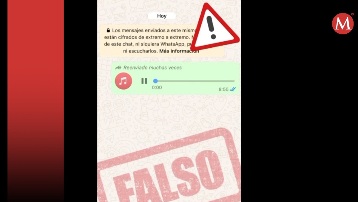 Alertan por audios falsos en WhatsApp. (Especial)