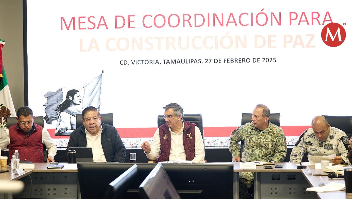 Américo Villarreal encabeza la Mesa de Seguridad de Tamaulipas.