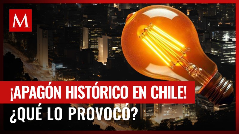 Colapso eléctrico en Chile: caos vial, toque de queda y promesas de sanción