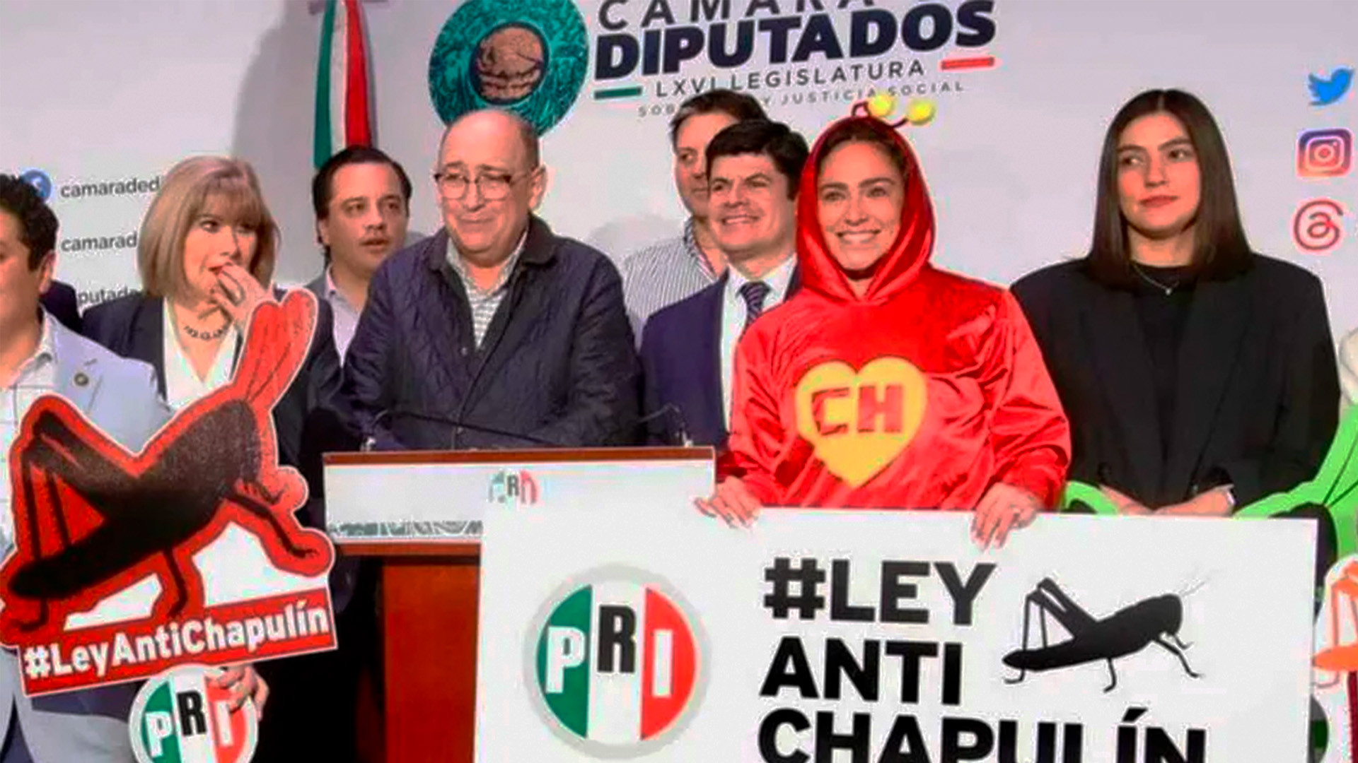 PRI presenta iniciativa de 'Ley Antichapulines' en San Lázaro