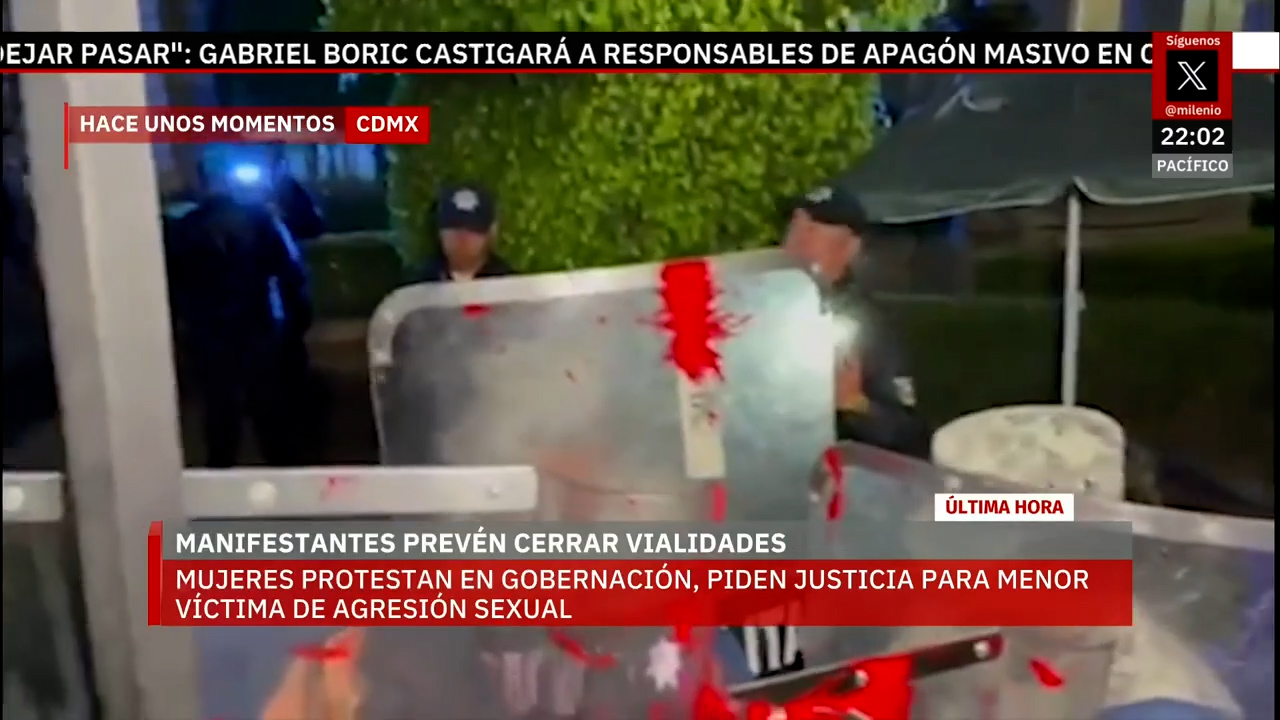 Protesta en la Secretaría de Gobernación por justicia en caso de abuso sexual a menor