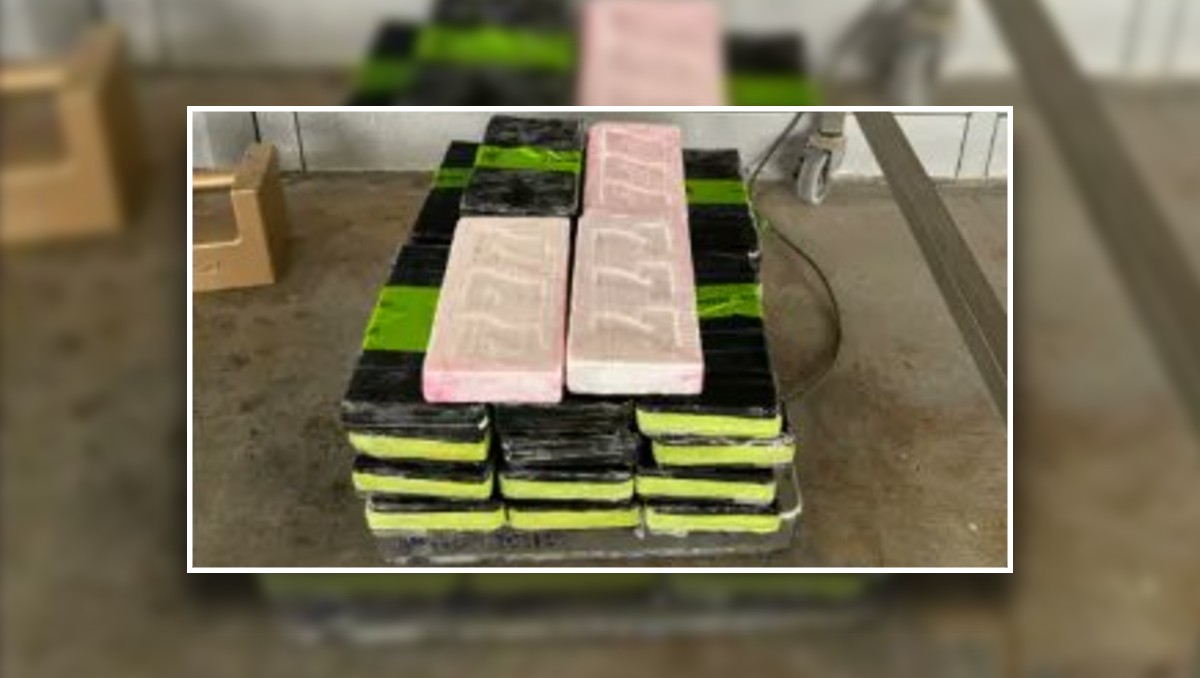 La revisión física del vehículo resultó en la extracción de un total de 28 paquetes con droga. (Especial)