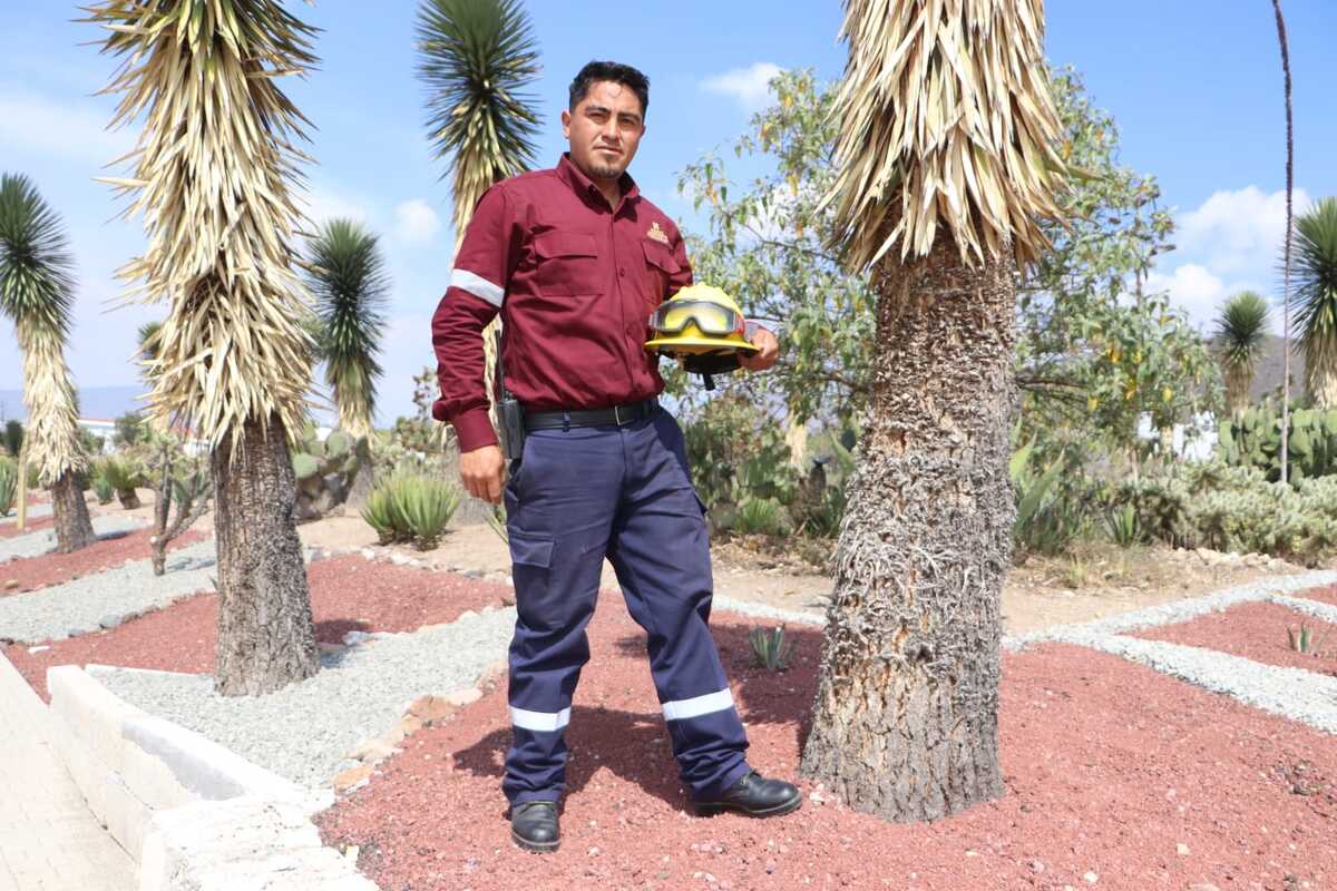 Samuel Vera Amador, brigadista con 13 años de experiencia