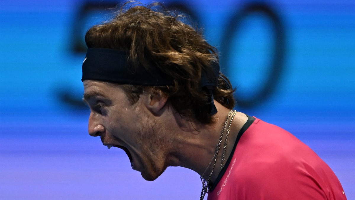 Andrey Rublev encabeza lista de tenistas que jugarán el Abierto de Los Cabos 2025 (AFP)
