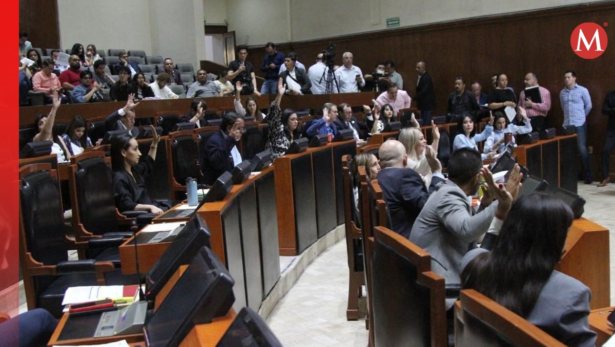 Congreso de Jalisco en sesión para aprobar el presupuesto (Foto: Cortesía)