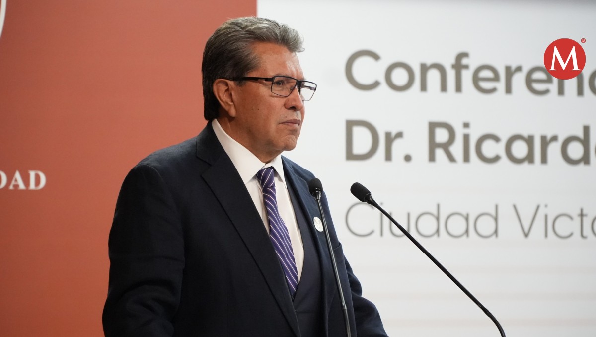 Ricardo Monreal da conferencia en Ciudad Victoria, Tamaulipas