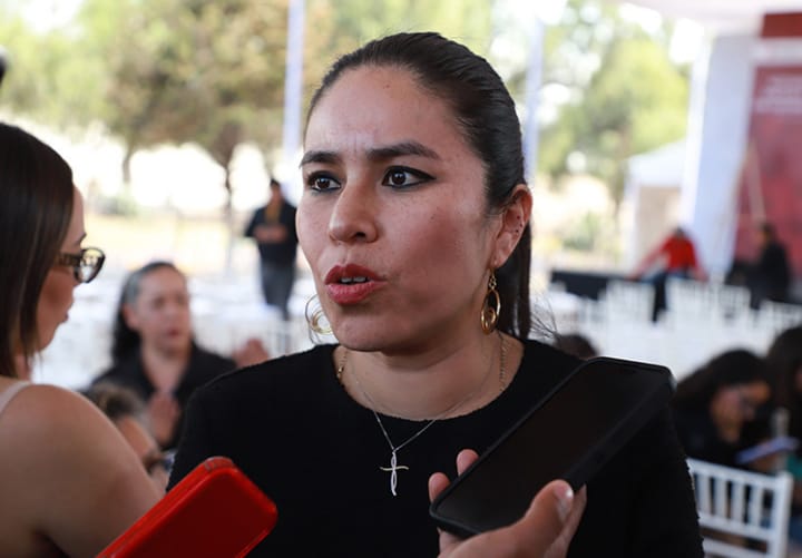 Senadora Simey Olvera Bautista. (Jorge Sánchez)!