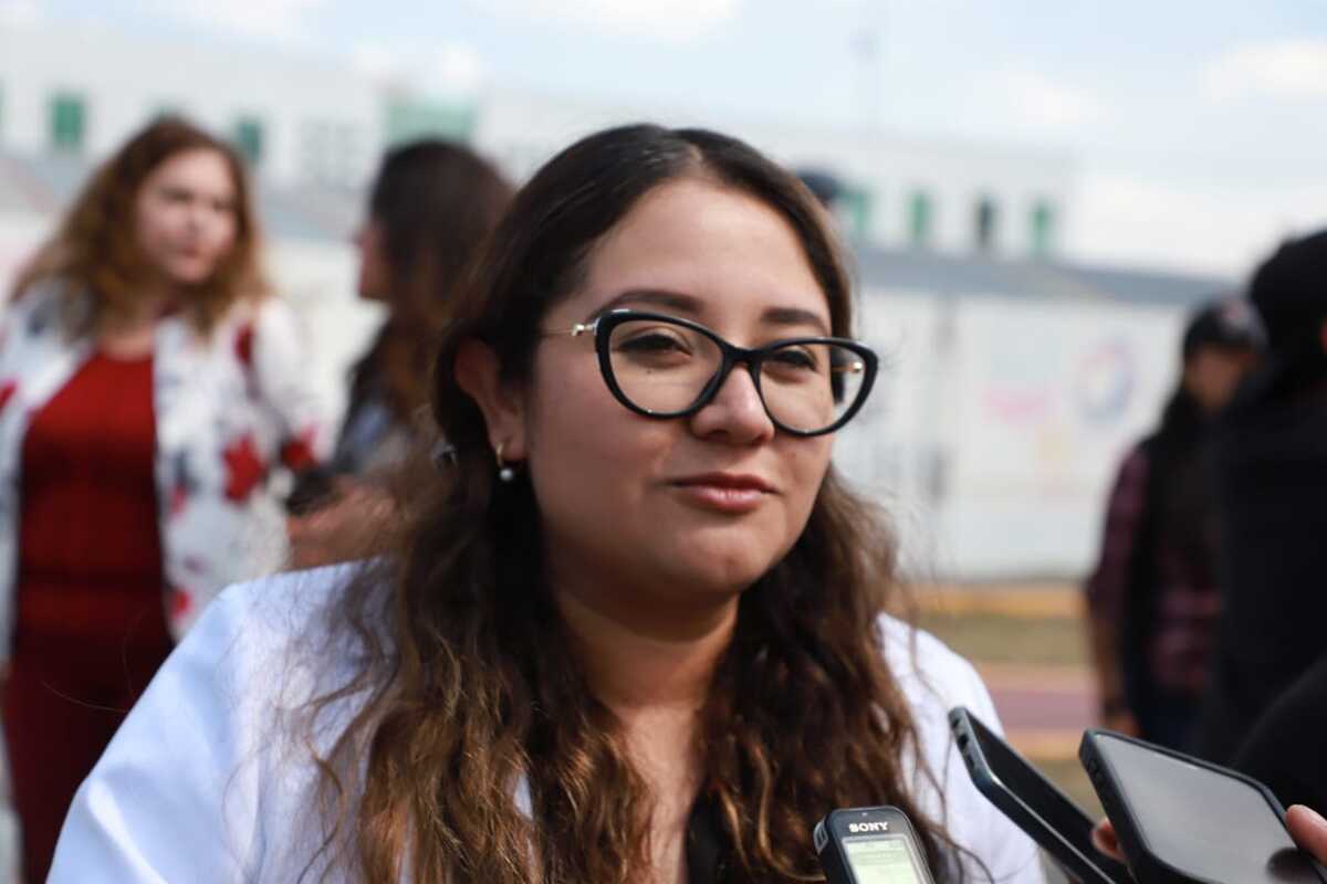 Vanesa Escalante, secretaria de Salud de Hidalgo. (Jorge Sánchez)