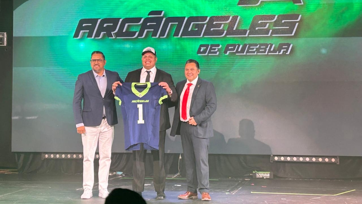 Abraham Chacón se convierte en el primer jugador de Arcángeles Puebla en el Draft de la LFA 2025 (Rafael Solchaga)