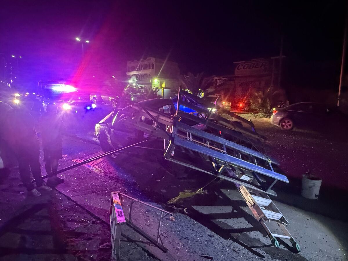 Accidente a la altura de Tulancingo.