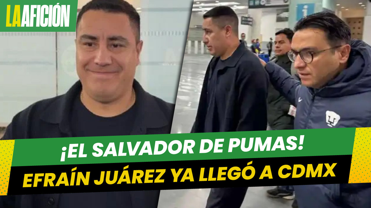 Efraín Juárez llega a la CdMx: ‘Cuando Pumas te llama no le puedes decir que no