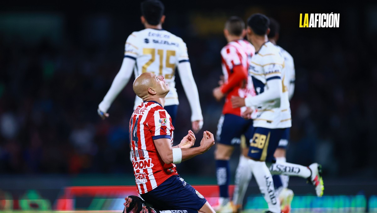 Pumas y Chivas empatan en partido de la jornada 10 de la Liga MX (Imago7)