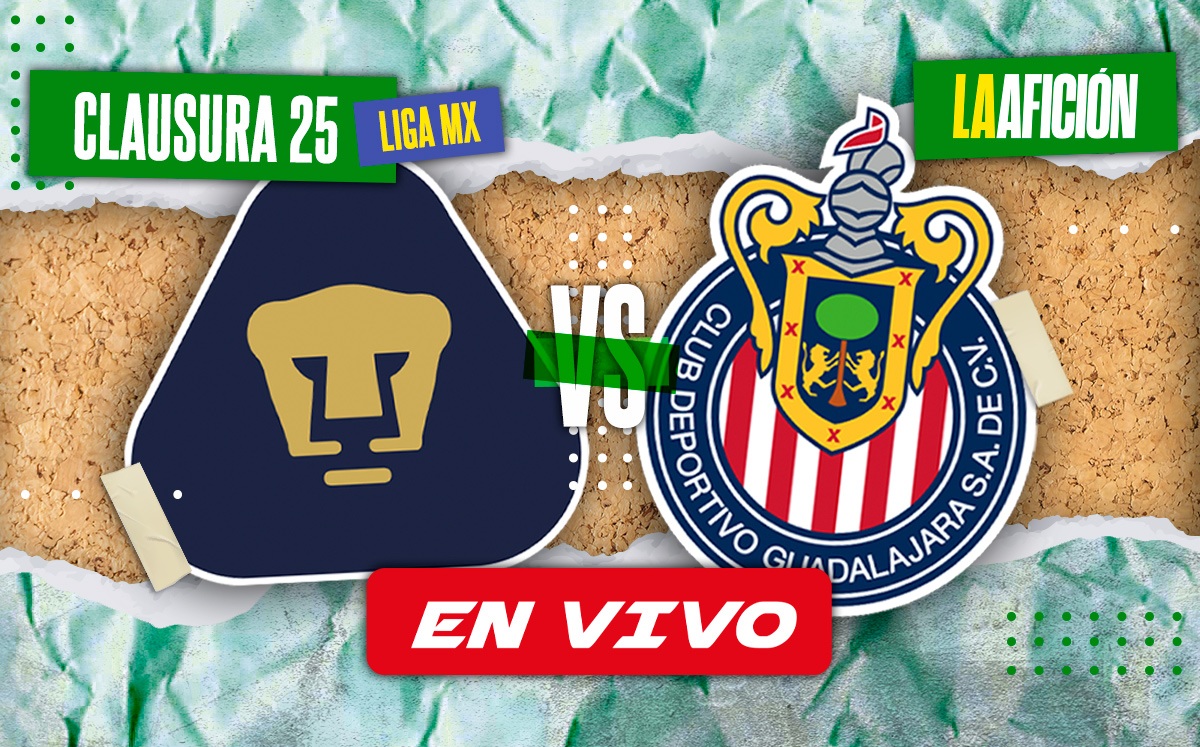 Pumas vs Guadalajara EN VIVO | Partido EN DIRECTO de la Jornada 10 Liga MX 2025 (La Afición)