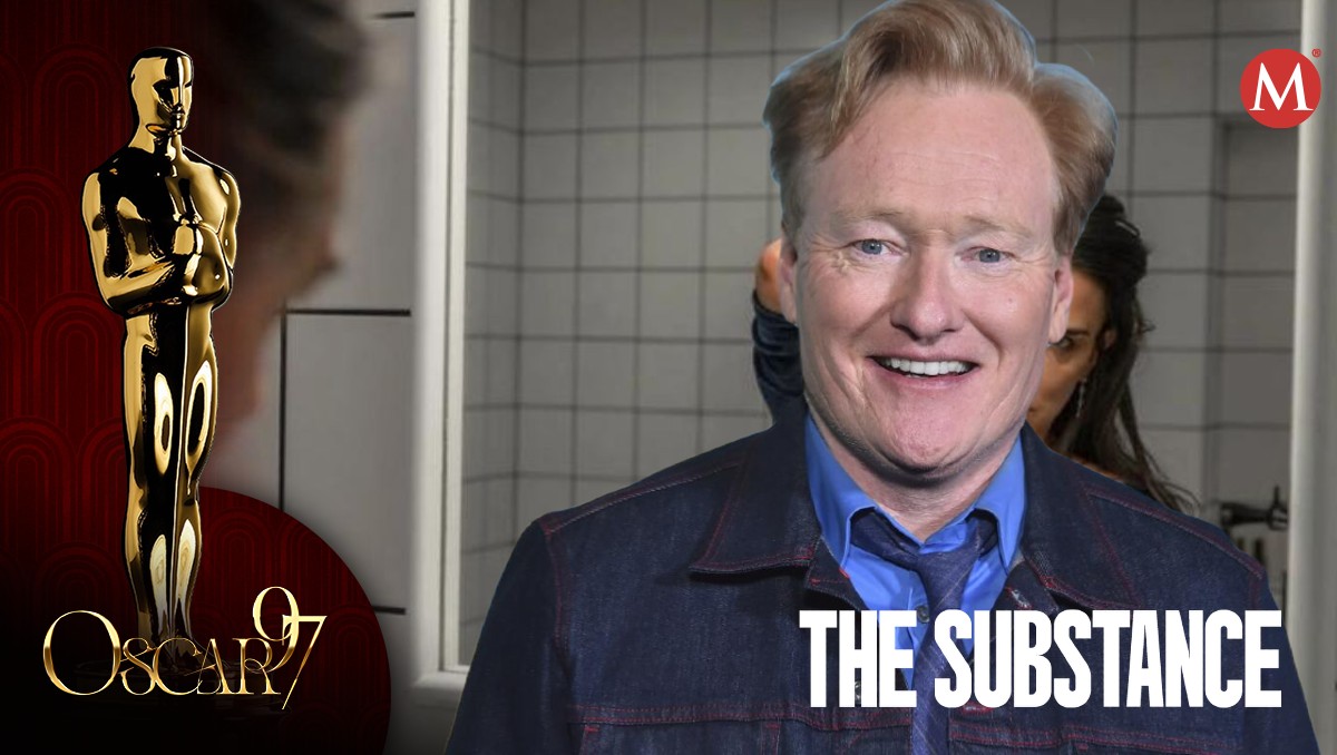 Conan O'Brien recrea escena de 'La Sustancia' en los Oscar 2025 | Especial