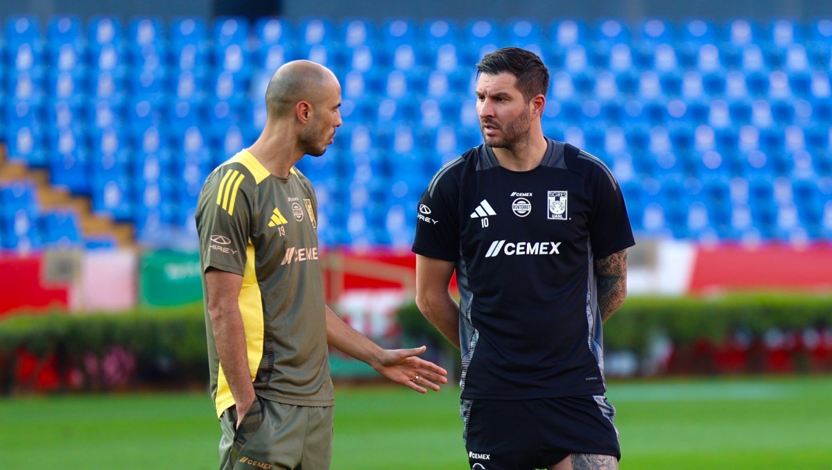 Guido Pizarro tuvo su primer entrenamiento como técnico de Tigres (X @TigresOficial)