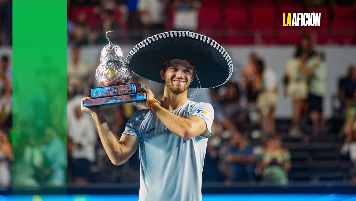 Tomas Machac se corona en el Abierto Mexicano de Tenis venciendo a Davidovich Fokina en la final (EFE)