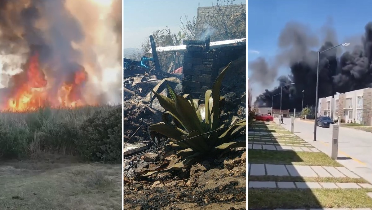 Bomberos de Hidalgo atendieron múltiples incendios en distintos municipios