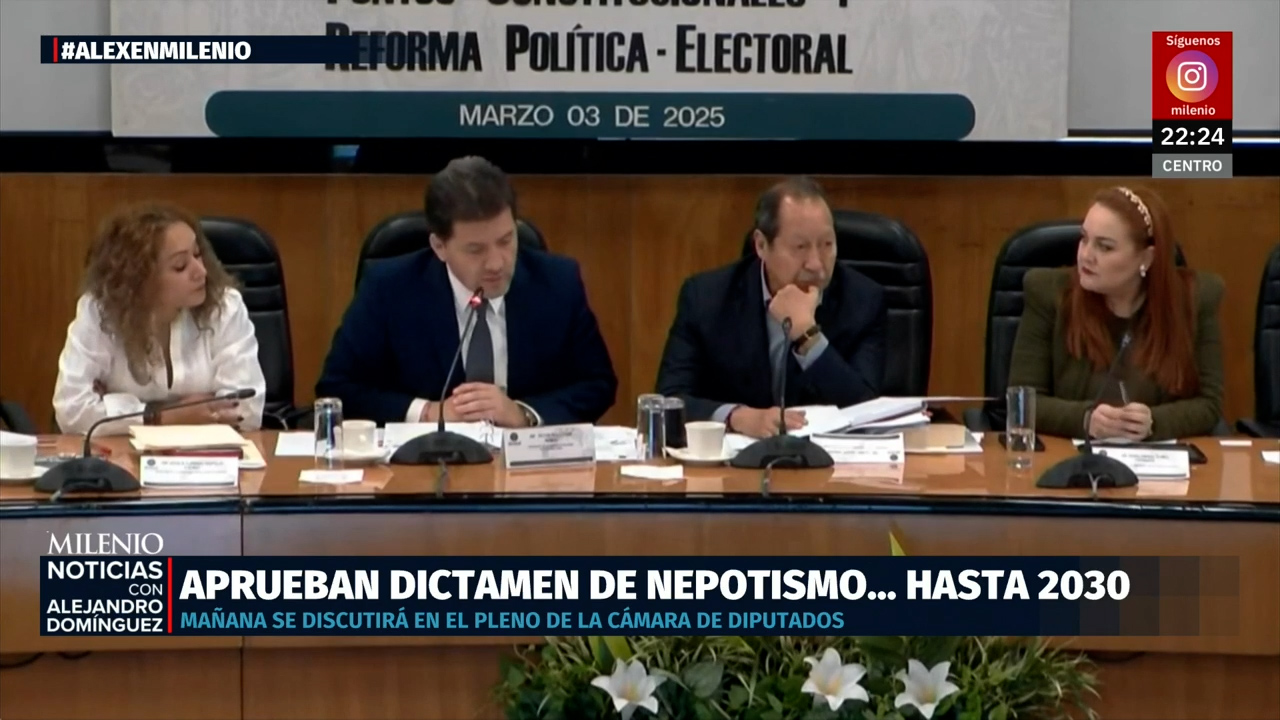 Cámara de Diputados aprueba reforma para prohibir reelección y nepotismo electoral hasta 2030