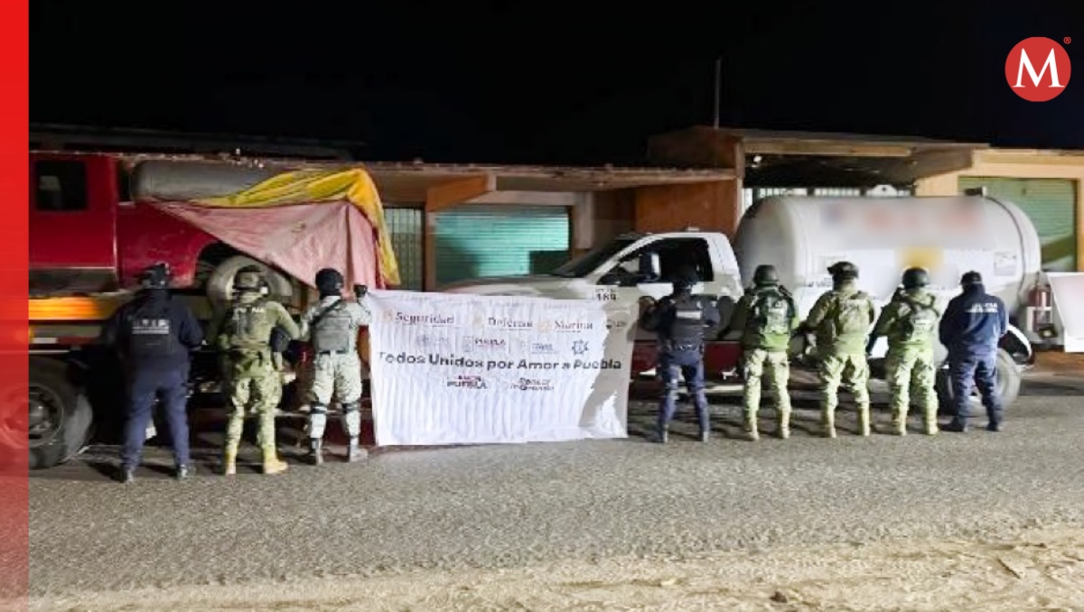 Incautan 14 pipas con huachigas tras operativo en Tlahuapan, Puebla | Especial