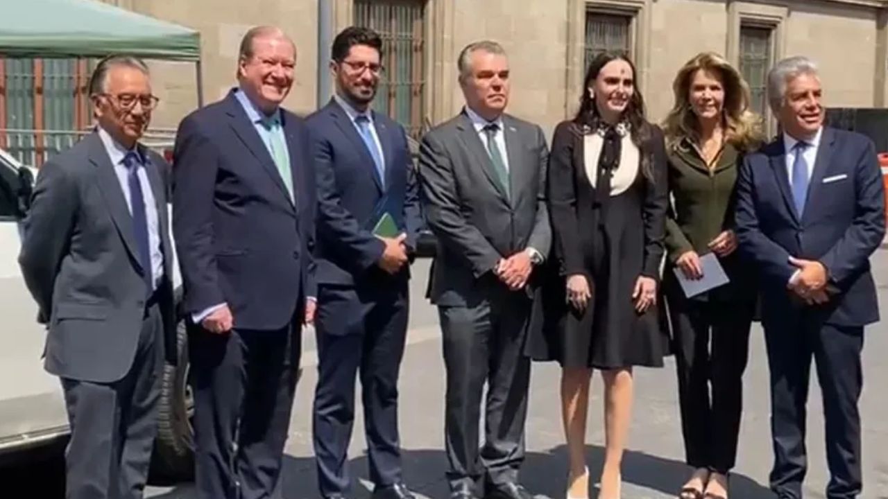 Ante aranceles de EU, empresarios se reúnen con Claudia Sheinbaum en Palacio Nacional