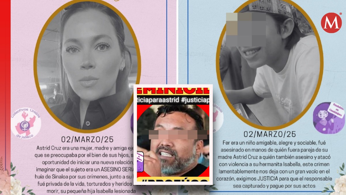 Eduardo N es señalado por el doble asesinato en Zapopan, Jalisco (Fotos: Especial | Diseño: Milenio)