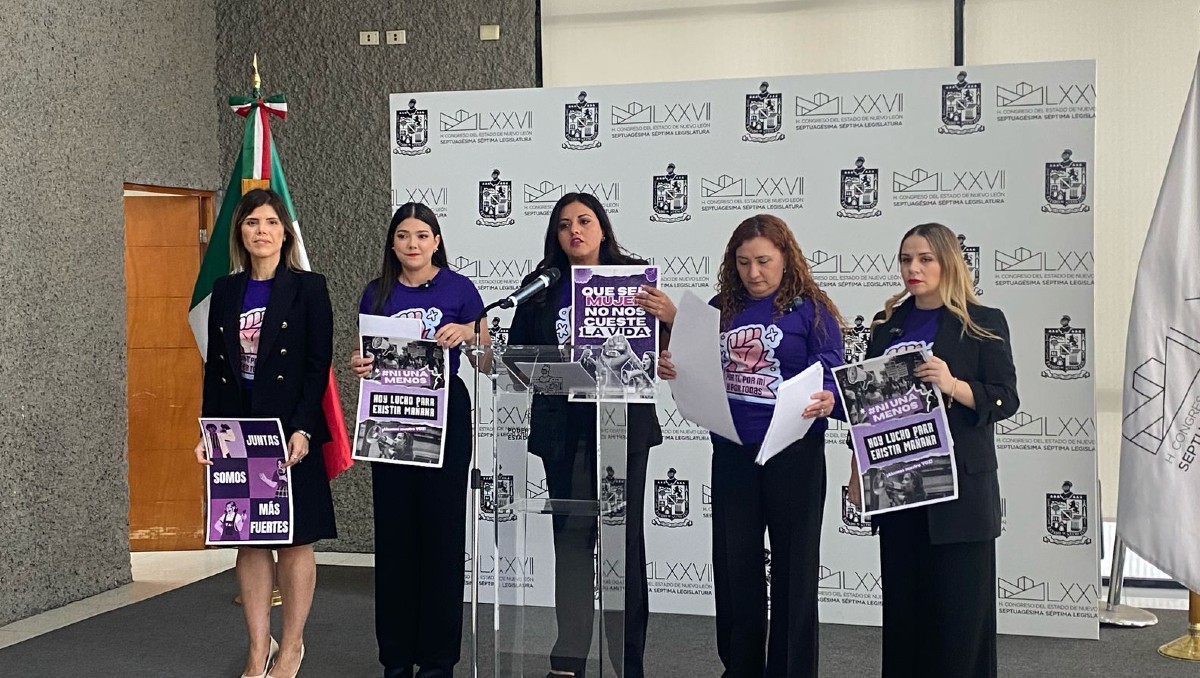 Legisladoras del PAN presentaron este miércoles un paquete de 16 iniciativas. Foto: Kevin Recio