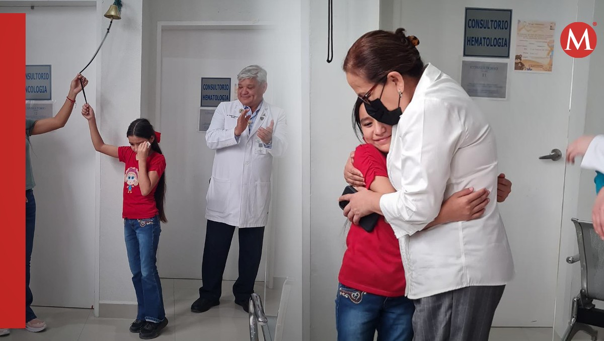 Niña de 11 años vence el cáncer y toca la campana en Tamaulipas